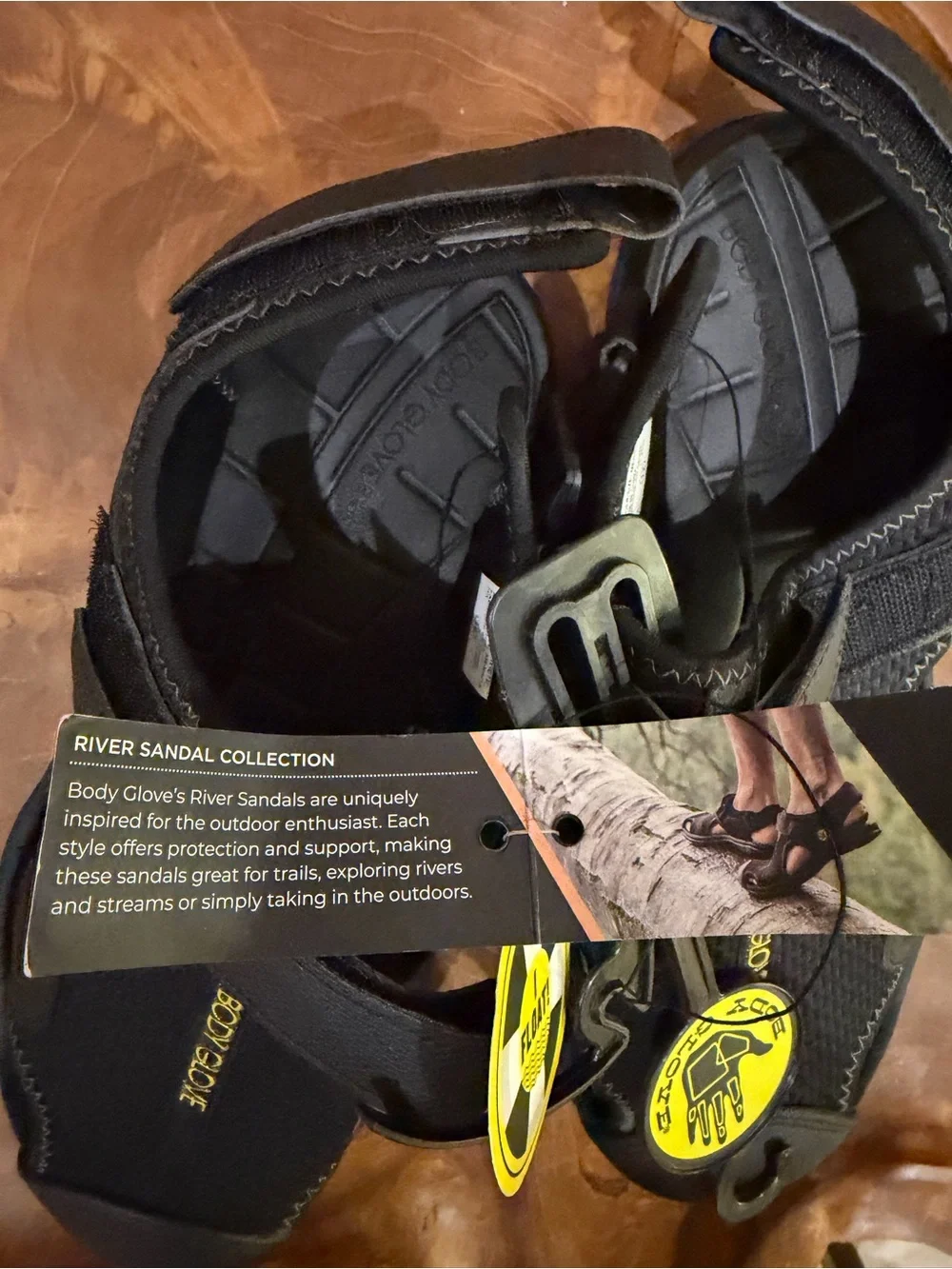 NWT Men’s Body Glove POSEIDON RIVER SANDALS WATER SHOES FLOATING Hiking 12